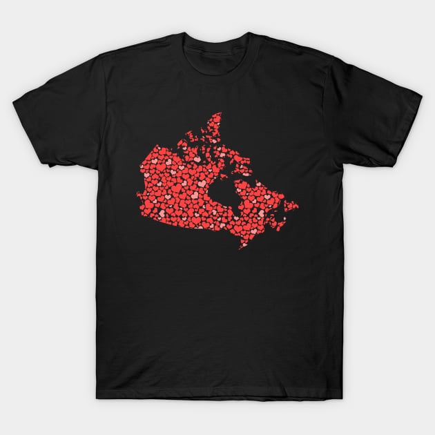 Canada Love T-Shirt by Mila46